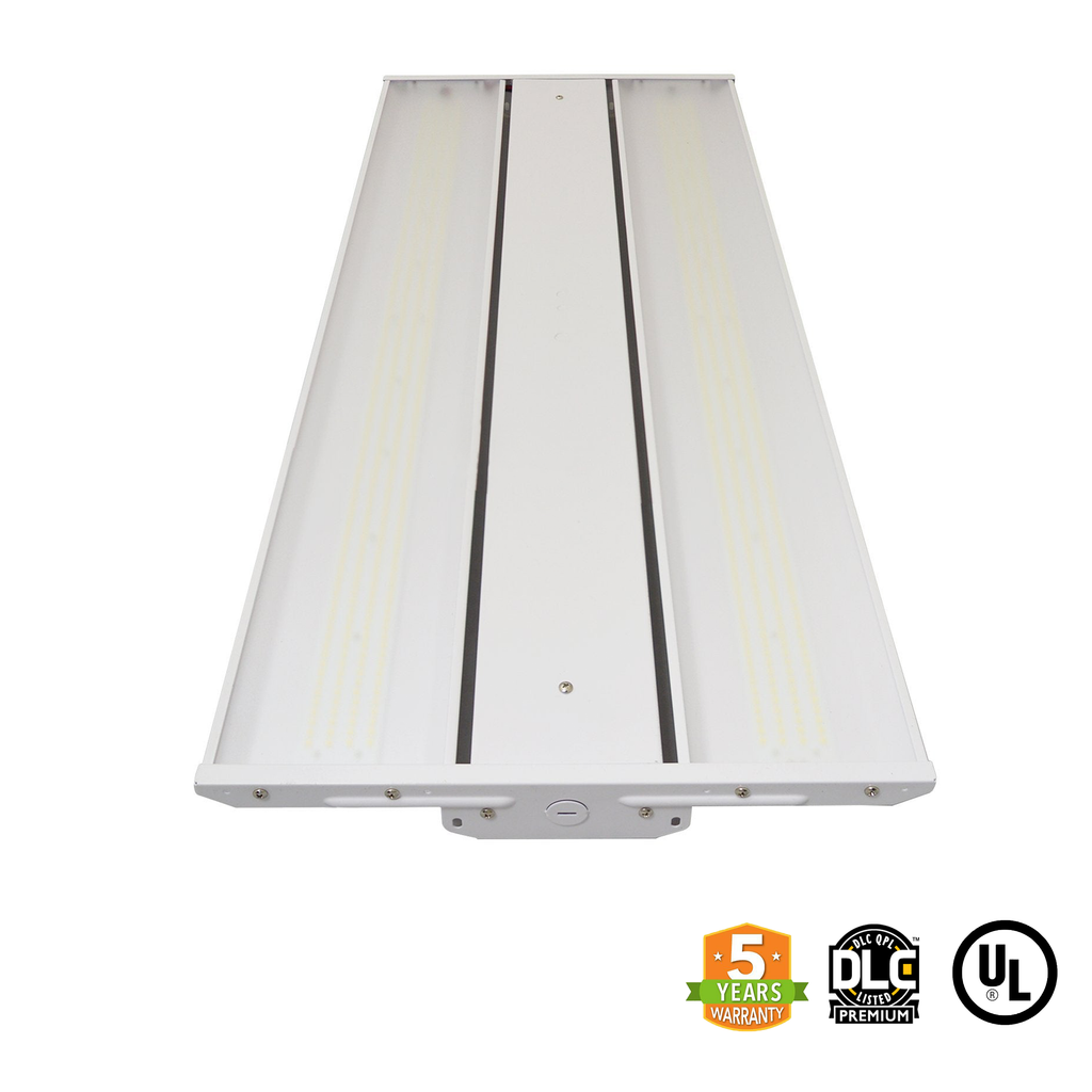 3ft LED Linear High Bay 300W 5000K 42237 Lumens - Frosted - UL DLC Certified 5 Year Warranty - Chain Mount
