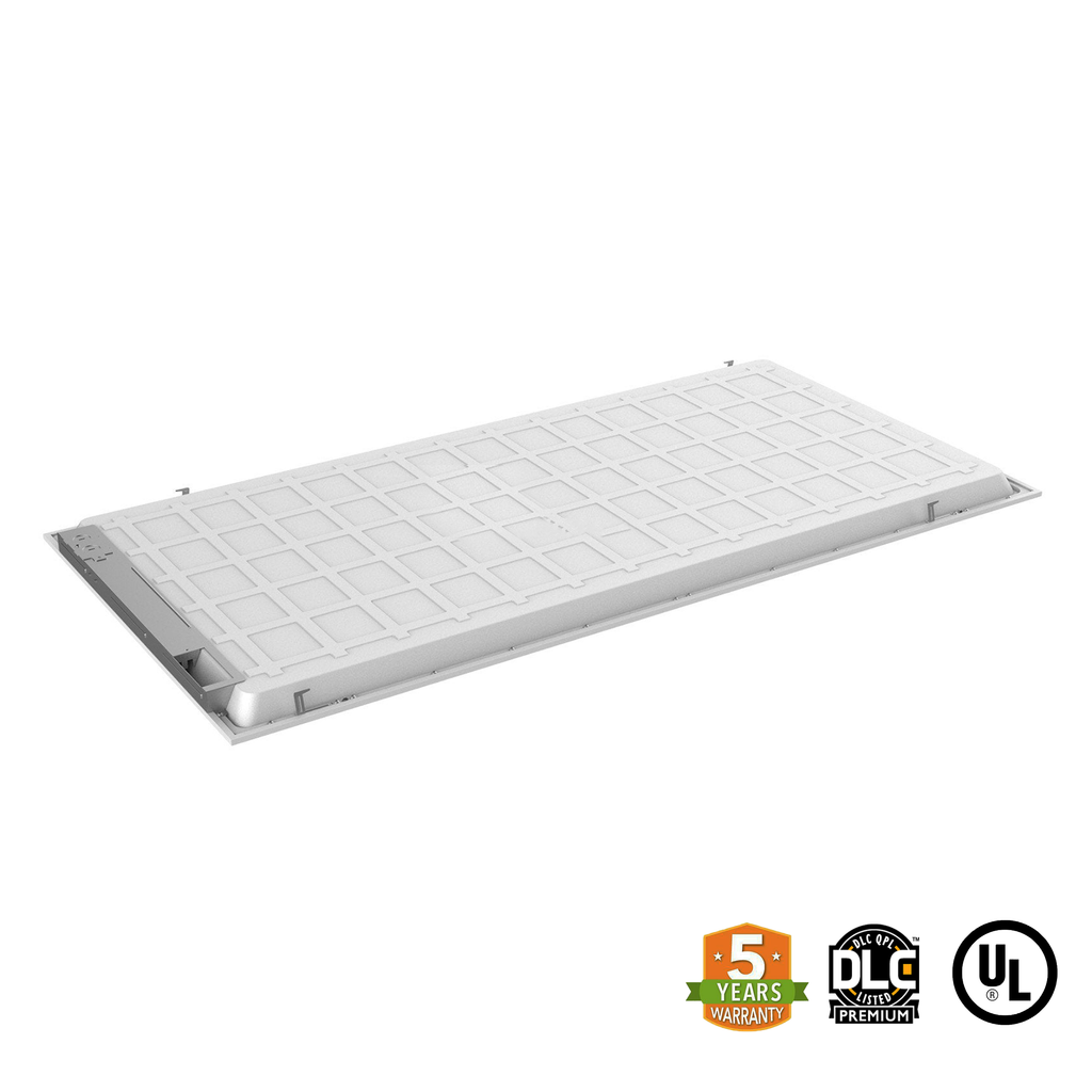 2x4 LED Panel Light 50W 5500 Lumens UL DLC Certified 5 Year Warranty - Backlit Panel - Drop Ceiling Light - Dimmable