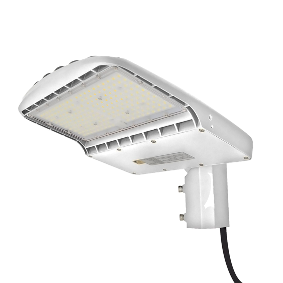 LED Street/Pole Light 150W 21000 Lumens White IP65 UL DLC Certified 5 Year Warranty - With Shorting Cap - Slip Fitter Mount