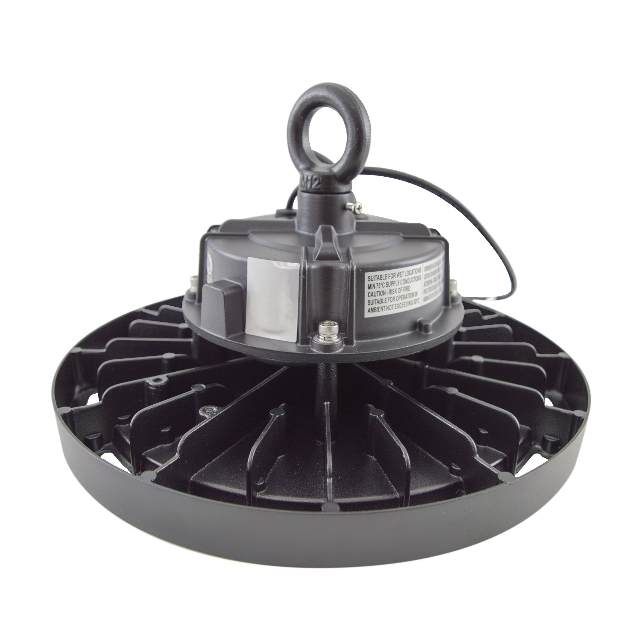 LED UFO High Bay 150W 21850 Lumens IP65 DLC Premium 5 Year Warranty - Hook Mount - V2