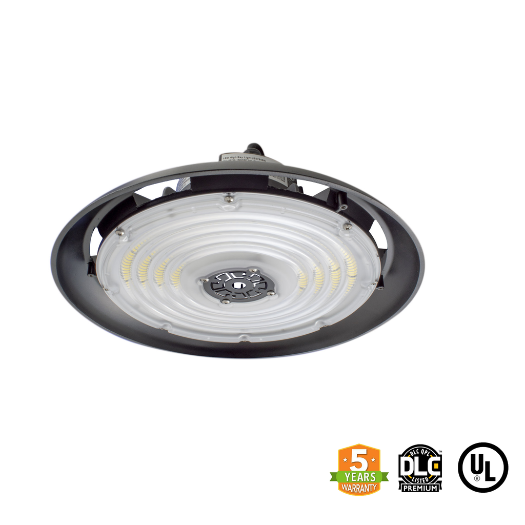 LED UFO High Bay 240W 33613 Lumens IP65 DLC Premium 5 Year Warranty - Hook Mount - V3