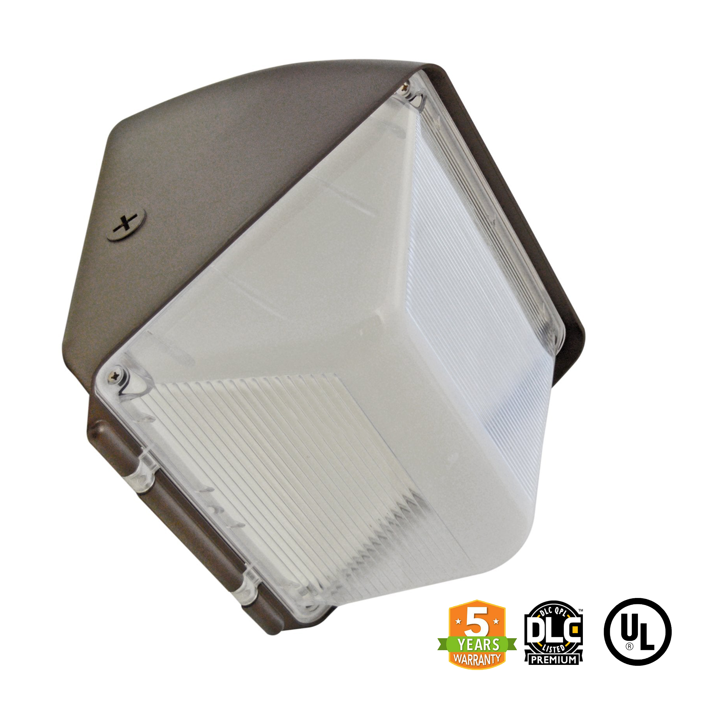 LED Wall Pack - 29W 5000K 3839 Lumens IP65 UL DLC Certified 5 Year Warranty - With Photocell - Semi Cutoff - Forward Throw