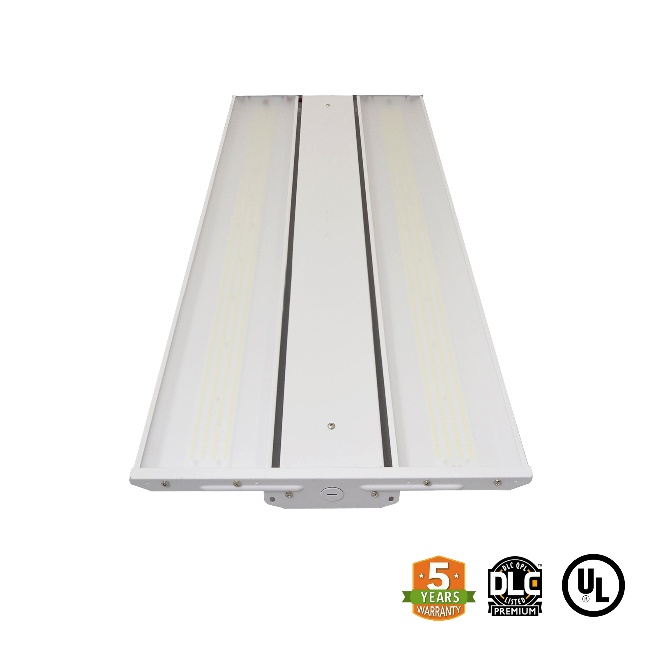 3ft LED Linear High Bay 220W 29719 Lumens - Frosted - UL DLC Certified 5 Year Warranty - Chain Mount