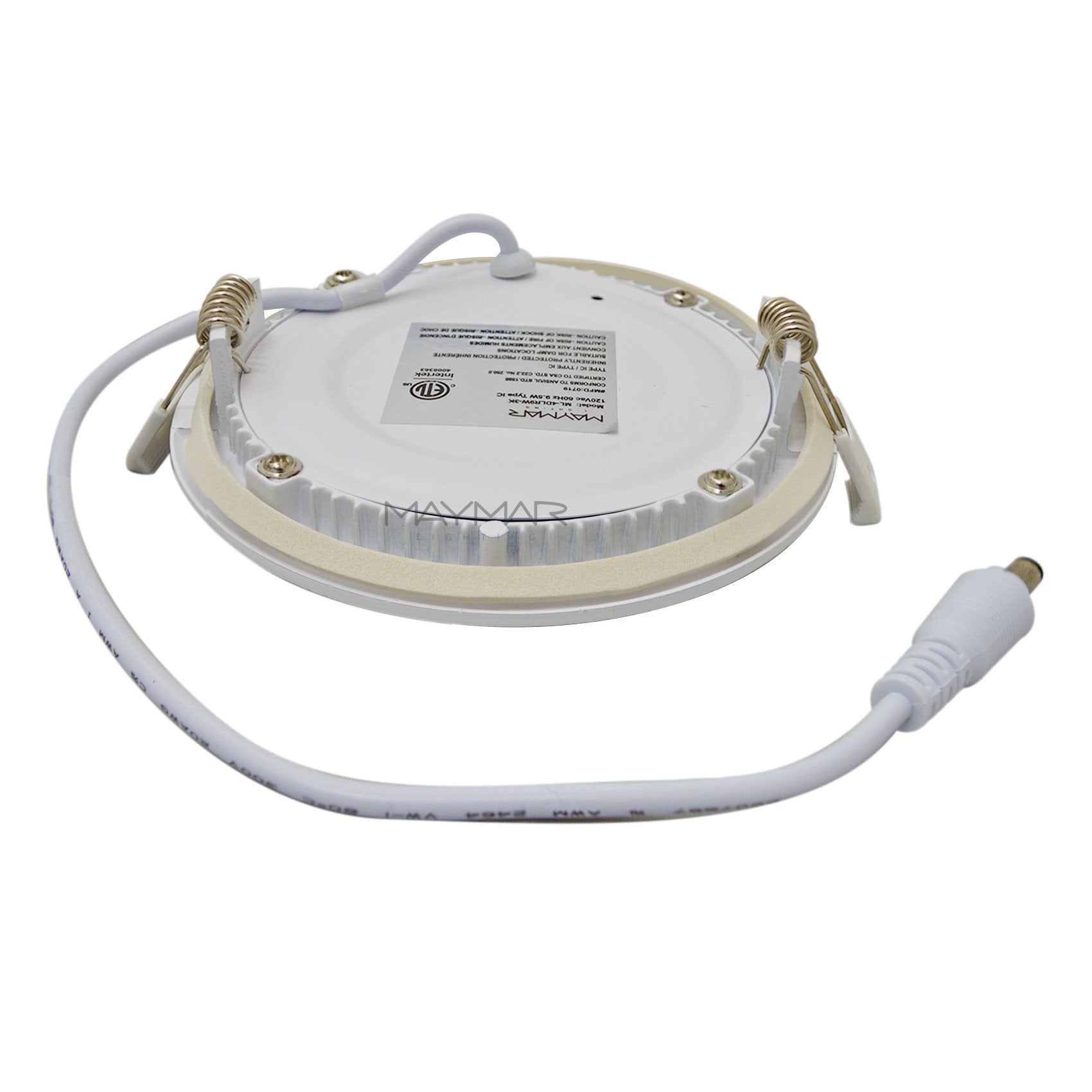 4 Inch LED Downlight 9.5W 600 Lumens - Clear - ETL ES Certified 5 Year Warranty -  Dimmable - With Driver Remote