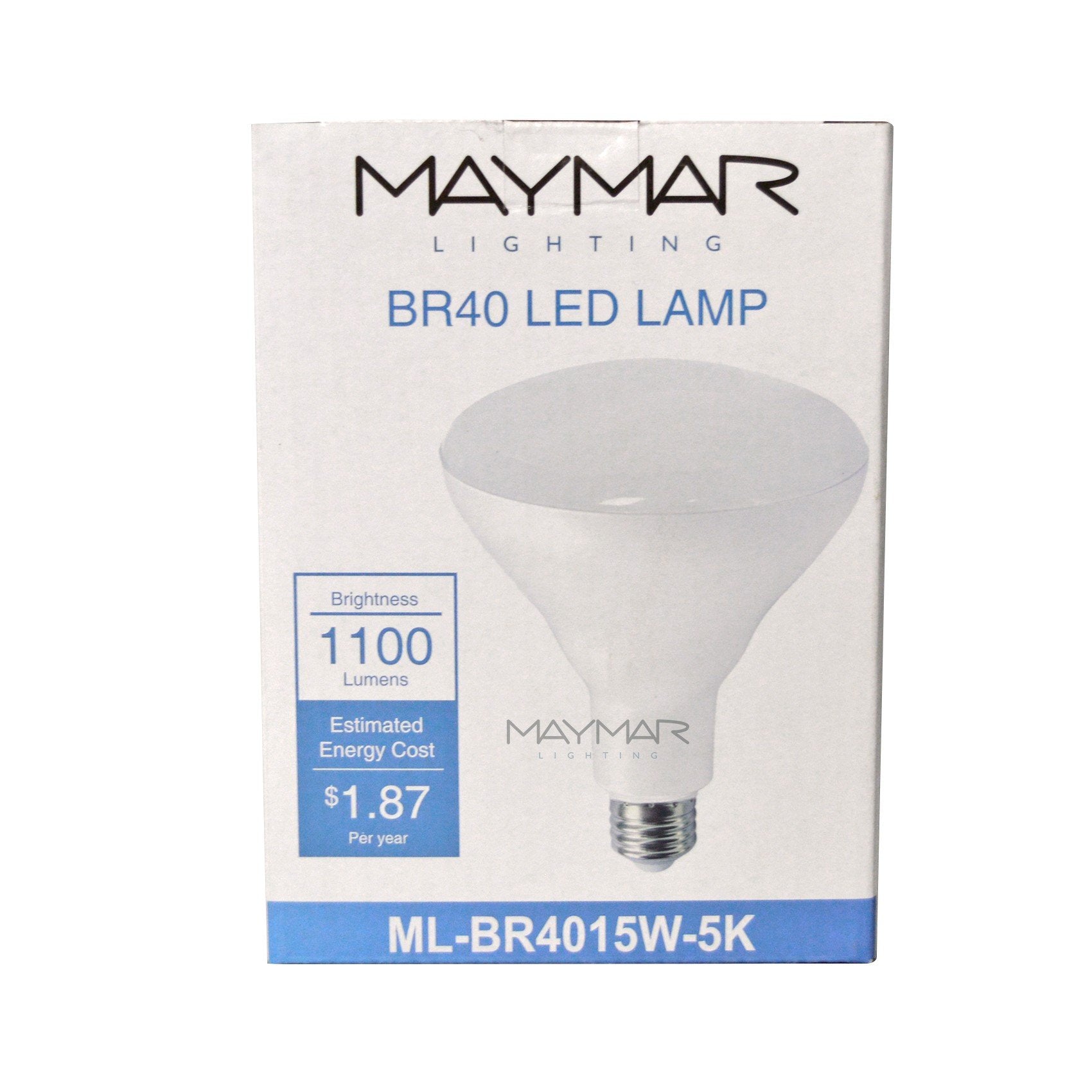 LED Light Bulb - BR40 - E26 Base - 15W 1100 Lumens UL ES Certified - Dimmable