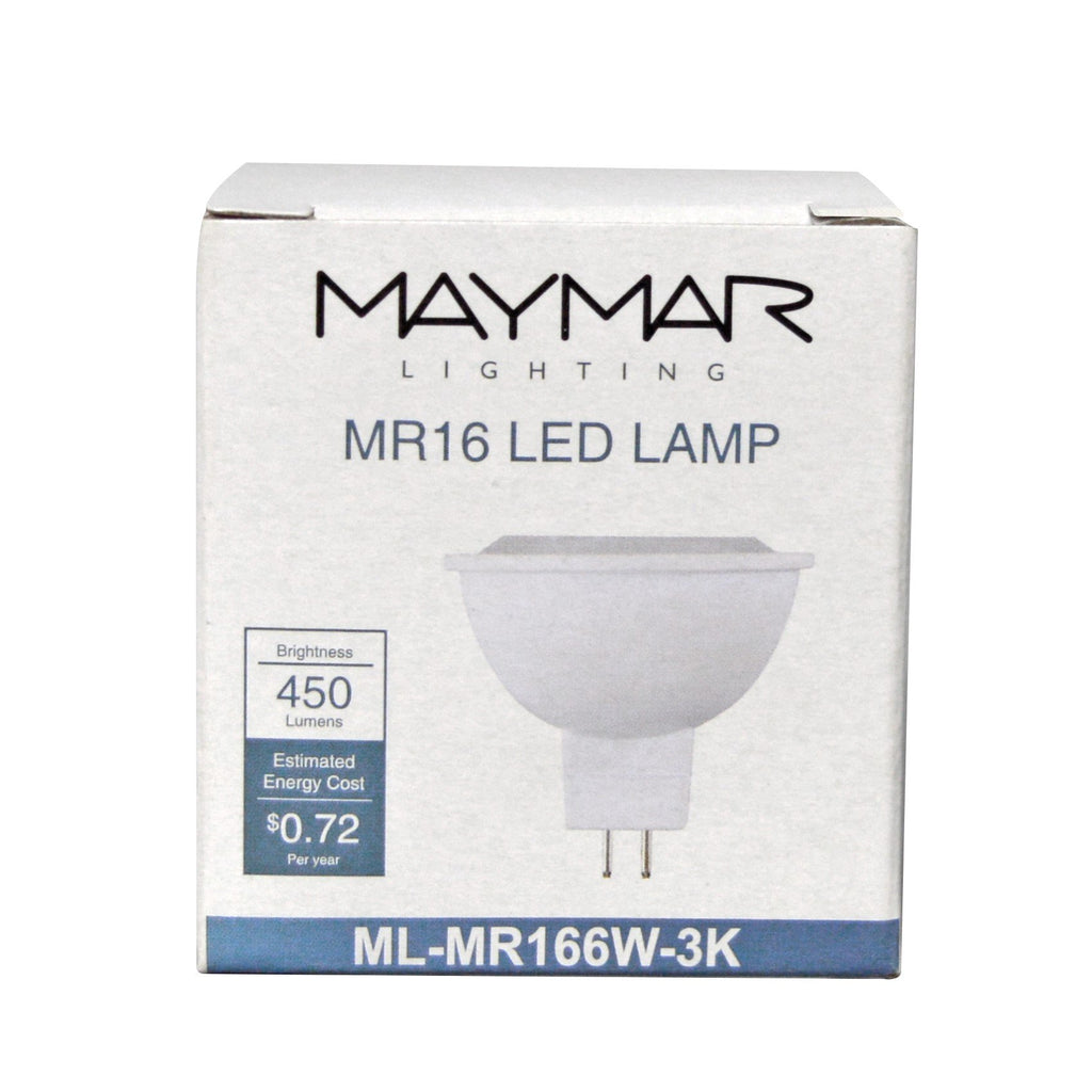 LED Light Bulb - MR16 - GU5.3 Base - 6W 450 Lumens UL ES Certified - Dimmable