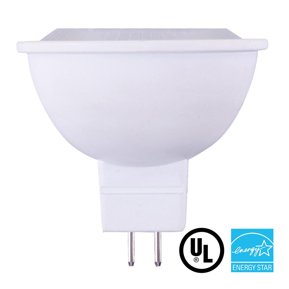 LED Light Bulb - MR16 - GU5.3 Base - 6W 450 Lumens UL ES Certified - Dimmable