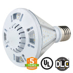 LED Corn Bulb - Post Top - Bottom Socket - 50W 5700K 5800 Lumens - E39 Base - 360 Degree - IP64 UL DLC Certified 5 Year Warranty