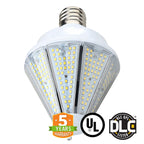 LED Corn Bulb - Post Top - Top Socket - 80W 5700K 9600 Lumens - E39 Base - 360 Degree - IP64 UL DLC Certified 5 Year Warranty