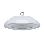 LED UFO High Bay 150W 5000K 21900 Lumens White IP66 NSF DLC Premium - Dimmable - Hook Mount - V4