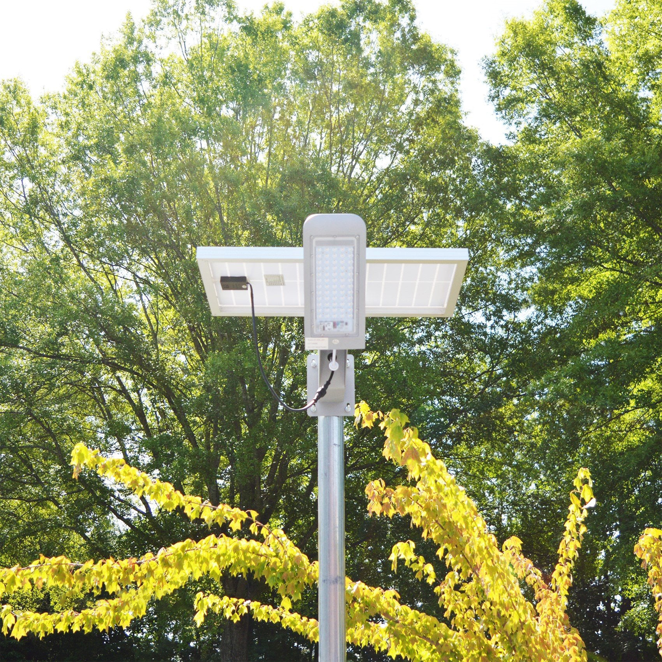 Solar LED Street/Pathway Light 4000 Lumens IP65 - Solar Panel 30W