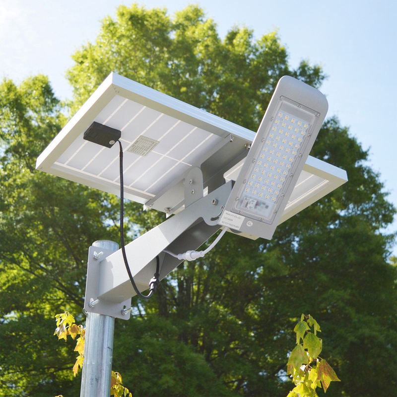 Solar LED Street/Pathway Light 4000 Lumens IP65 - Solar Panel 30W