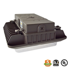 LED Canopy Light 100W 13300 Lumens Bronze IP65 UL DLC Certified 5 Year Warranty - Parking Garage