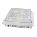 LED Canopy Light 75W 5700K 9900 Lumens White IP65 UL DLC Certified 5 Year Warranty - Parking Garage