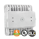 LED Canopy Light 25W 3263 Lumens White IP65 UL DLC Certified 5 Year Warranty - Parking Garage - V2