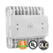 LED Canopy Light 25W 3263 Lumens White IP65 UL DLC Certified 5 Year Warranty - Parking Garage - V2