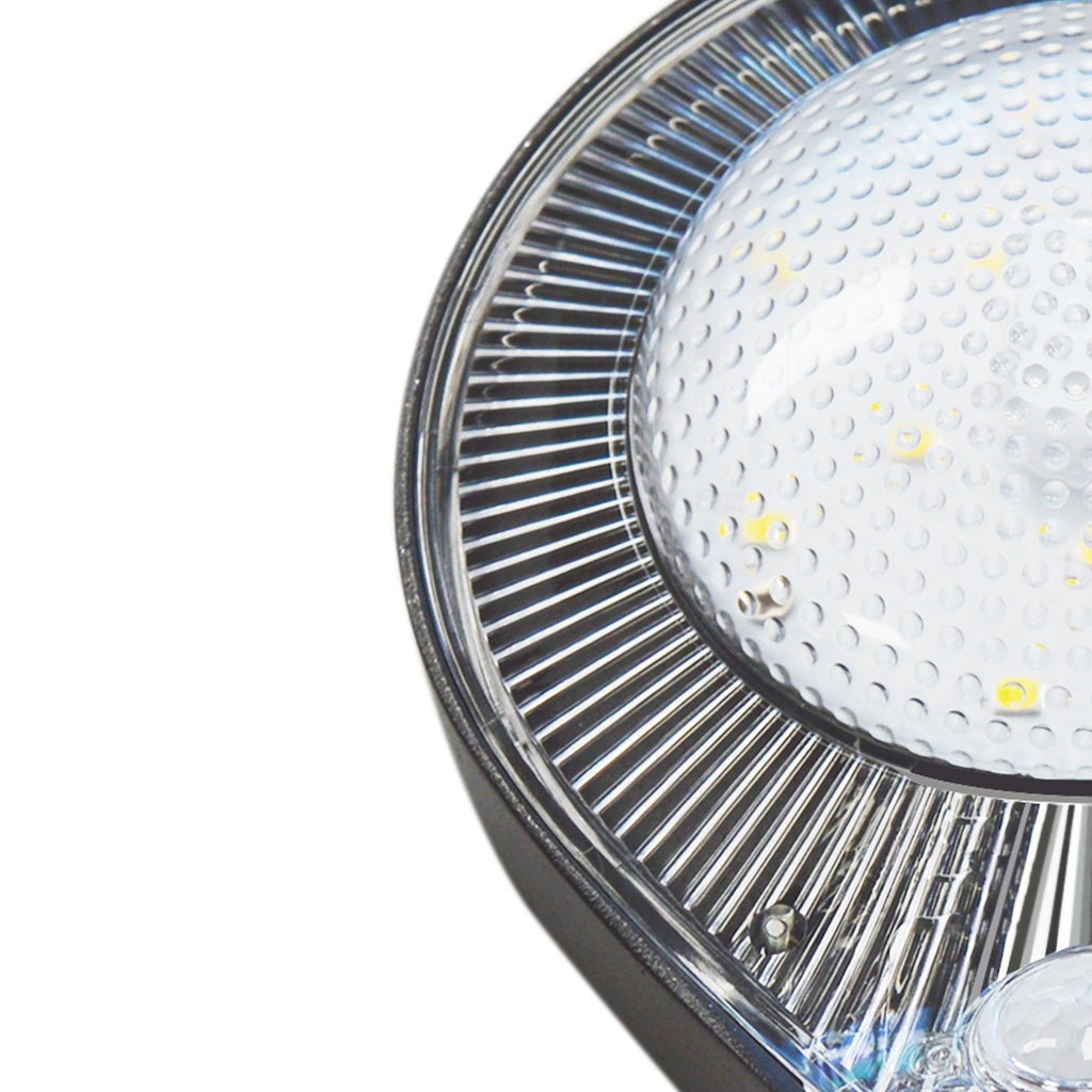 Solar LED Arm Light - Toughened Glass - 200 Lumens 4000K IP65 - Solar Panel 0.6W