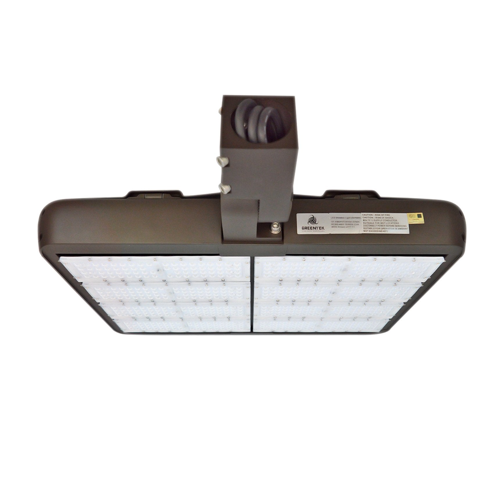 LED Flood Light 480W 5700K 60853 Lumens Bronze IP65 - DLC Certified - Slip Fitter Mount - Photocell Compatible -  Stadium Light - High Voltage