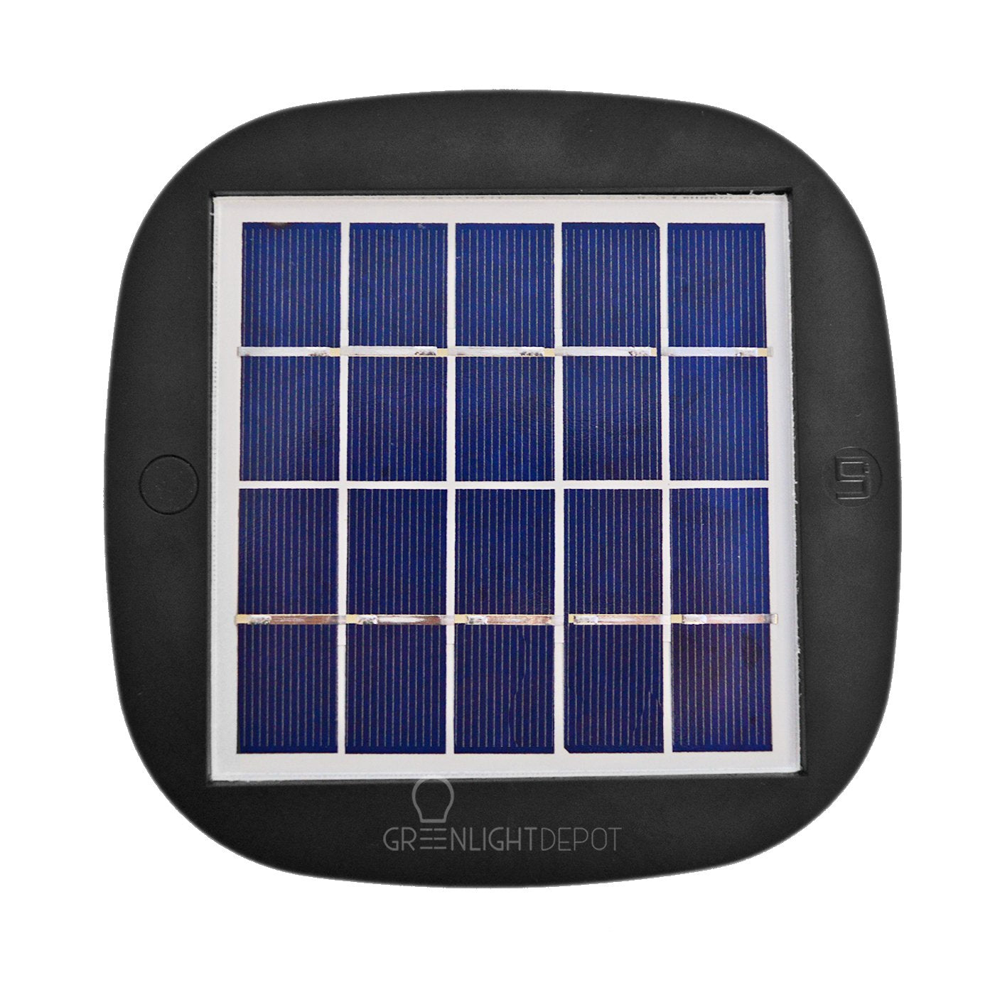 Solar Post Top LED Lamp 100 Lumens IP65 - Solar Panel 1.6W - Street Light