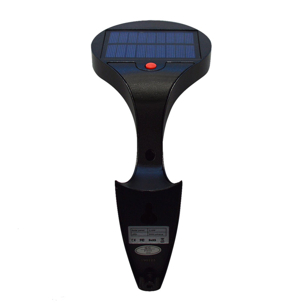 Solar LED Arm Light - Toughened Glass - 200 Lumens 4000K IP65 - Solar Panel 0.6W