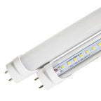 Hybrid T8 4ft LED Tube Light 12W 1788 Lumens UL DLC Certified 5 Year Warranty - Ballast Compatible or Bypass - Pack of 30