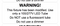 Warning Stickers - Bypass Installation - 8 Labels