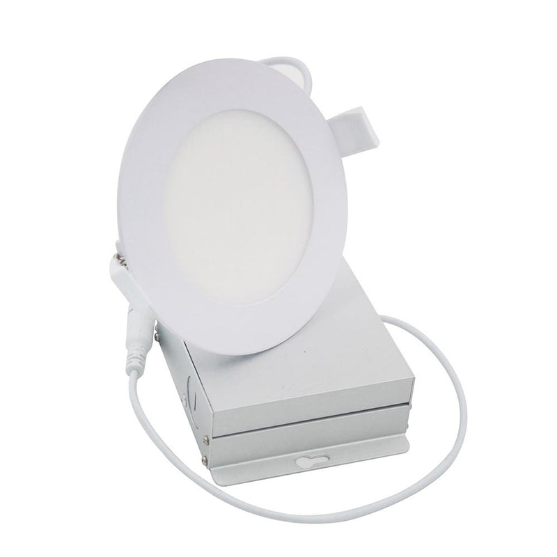 4 Inch LED Downlight 9.5W 600 Lumens - Clear - ETL ES Certified 5 Year Warranty -  Dimmable - With Driver Remote