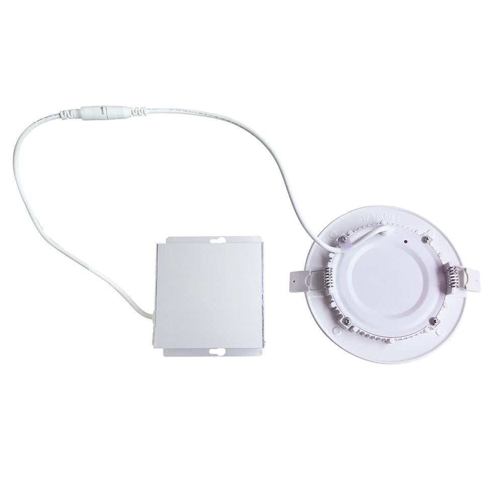4 Inch LED Downlight 9.5W 600 Lumens - Clear - ETL ES Certified 5 Year Warranty -  Dimmable - With Driver Remote