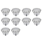 LED Landscape/Deck Light 0.6W Each 3000K IP67 3 Year Warranty - Ground Patio Kit - 10 Pieces With Driver