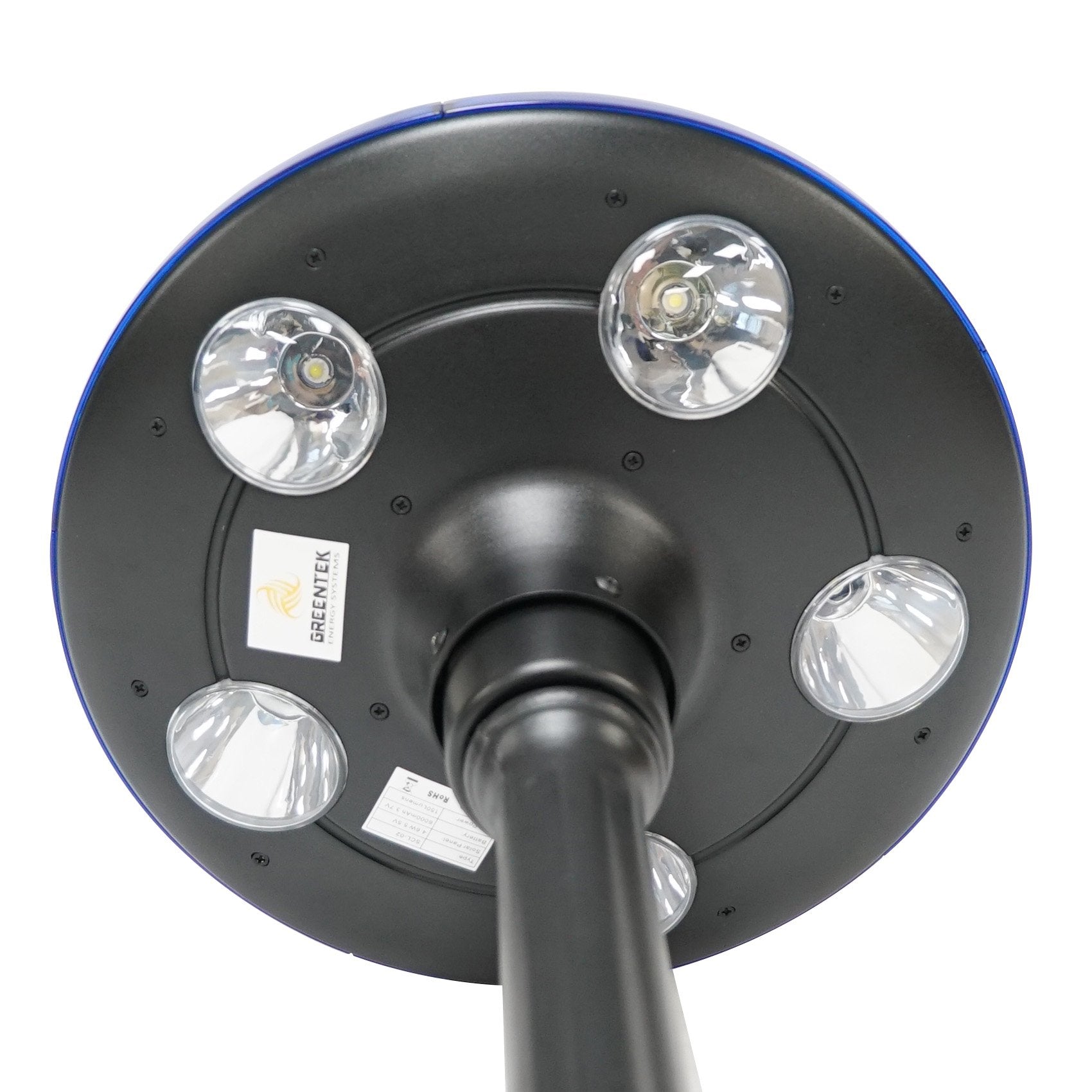 Solar LED Garden Light 150 Lumens 6000K IP65 - Solar Panel 4.6W -  Courtyard/Bollard Light