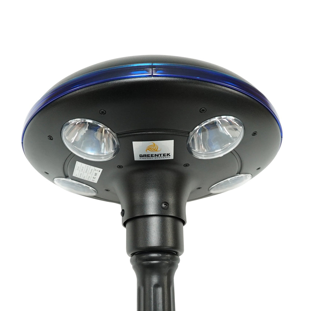 Solar LED Garden Light 150 Lumens 6000K IP65 - Solar Panel 4.6W -  Courtyard/Bollard Light