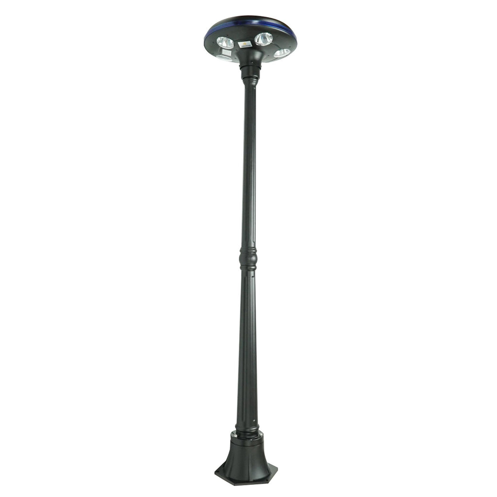 Solar LED Garden Light 150 Lumens 6000K IP65 - Solar Panel 4.6W -  Courtyard/Bollard Light