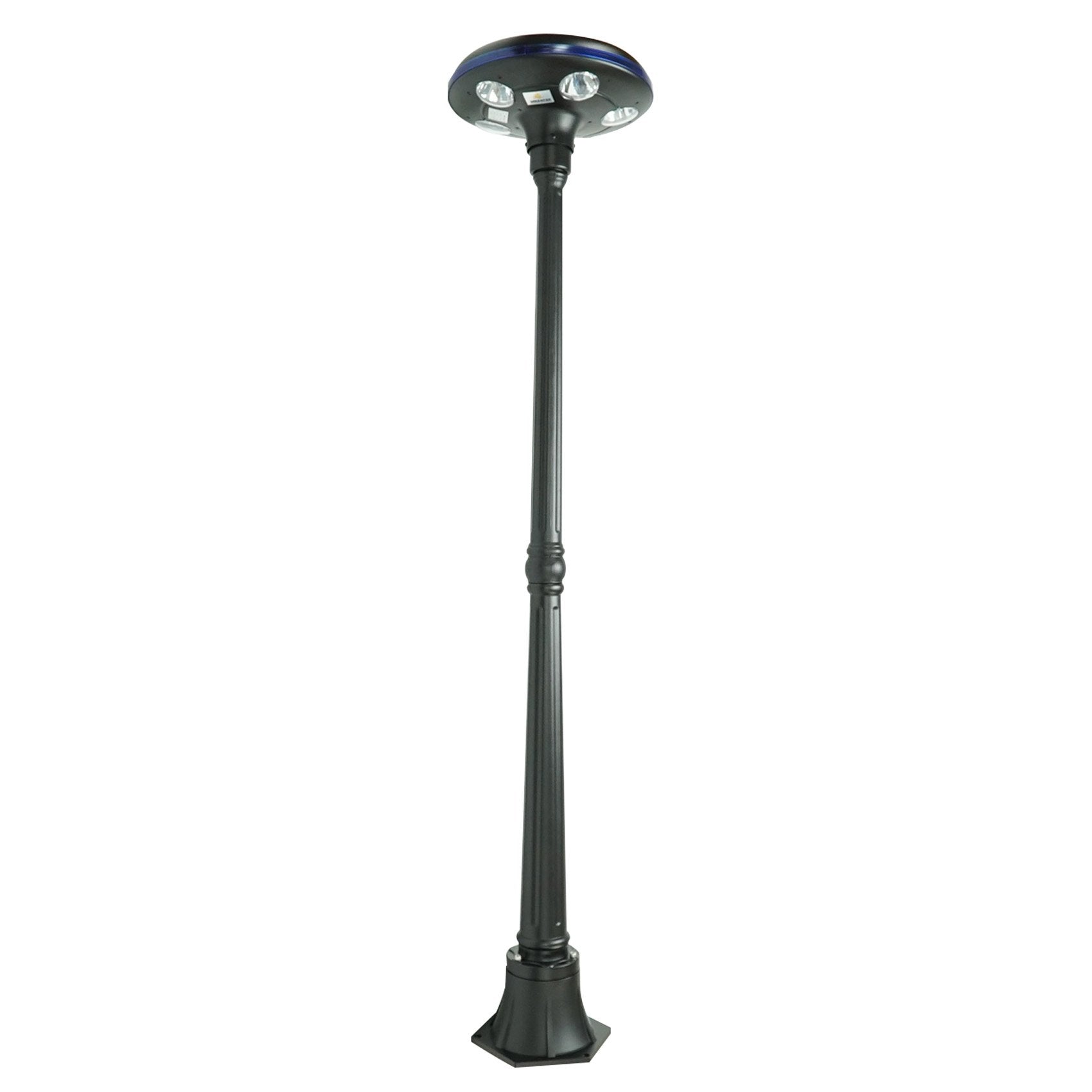 Solar LED Garden Light 150 Lumens 6000K IP65 - Solar Panel 4.6W -  Courtyard/Bollard Light