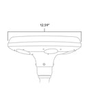 Solar LED Garden Light 150 Lumens 6000K IP65 - Solar Panel 4.6W -  Courtyard/Bollard Light