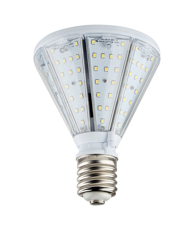 LED Corn Bulb - Post Top - Bottom Socket - 50W 5700K 5800 Lumens - E39 Base - 360 Degree - IP64 UL DLC Certified 5 Year Warranty