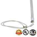T8 5ft LED Refrigeration/Cooler Tube Light 22W 5700K 2420 Lumens - Clear - IP65 UL DLC Certified 5 Year Warranty