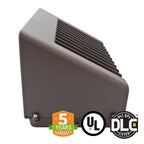 LED Wall Pack - 100W 5000K 13190 Lumens IP65 UL DLC Certified 5 Year Warranty - Full Cutoff - Dark Sky
