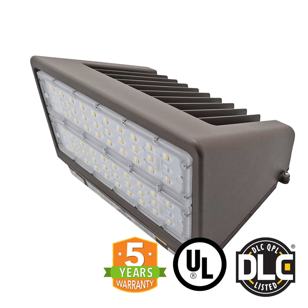 LED Wall Pack - 150W 5000K 20000 Lumens IP65 UL DLC Certified 5 Year Warranty - Full Cutoff - Dark Sky
