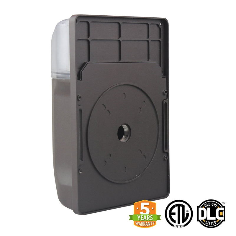 Mini LED Wall Pack - 20W 2850 Lumens IP65 ETL DLC Certified 5 Year Warranty - With Photocell
