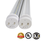 Hybrid Safe T8 4ft LED Tube Light 18W 2600 Lumens ETL DLC - With Thermal Safety Fuse - Ballast Compatible or Bypass - Pack of 30